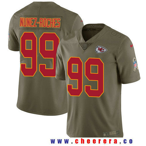 Rakeem Nunez-Roches Kansas City Chiefs olive Salute To Service jersey