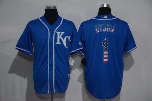 Jarrod Dyson KC Kansas City Royals navy Fashion jersey