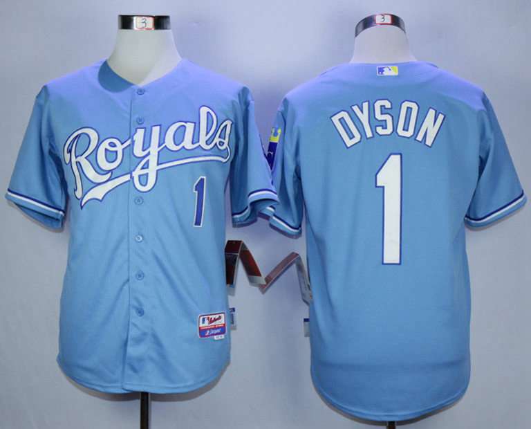 Jarrod Dyson Kansas City Royals blue jersey