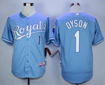Jarrod Dyson Kansas City Royals blue jersey