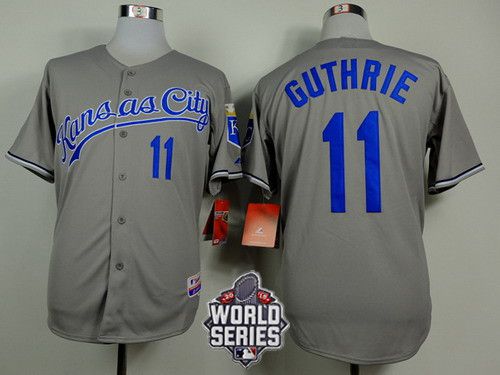Jeremy Guthrie Kansas City Royals gray Away jersey