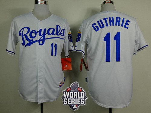Jeremy Guthrie Kansas City Royals white Home jersey
