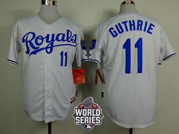 Jeremy Guthrie Kansas City Royals white Home jersey