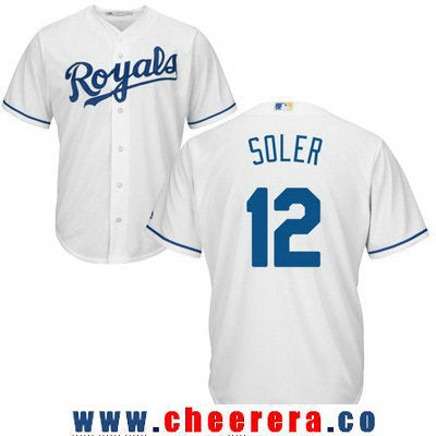 Jorge Soler Kansas City Royals white Home jersey
