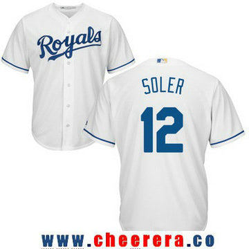 Jorge Soler Kansas City Royals white Home jersey