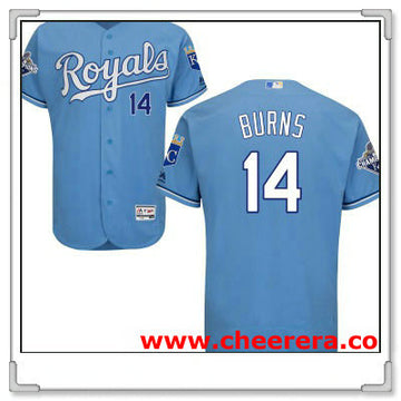 Billy Burns Kansas City Royals blue jersey