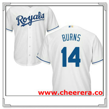 Billy Burns Kansas City Royals white Home jersey