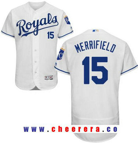 Whit Merrifield Kansas City Royals white Home jersey