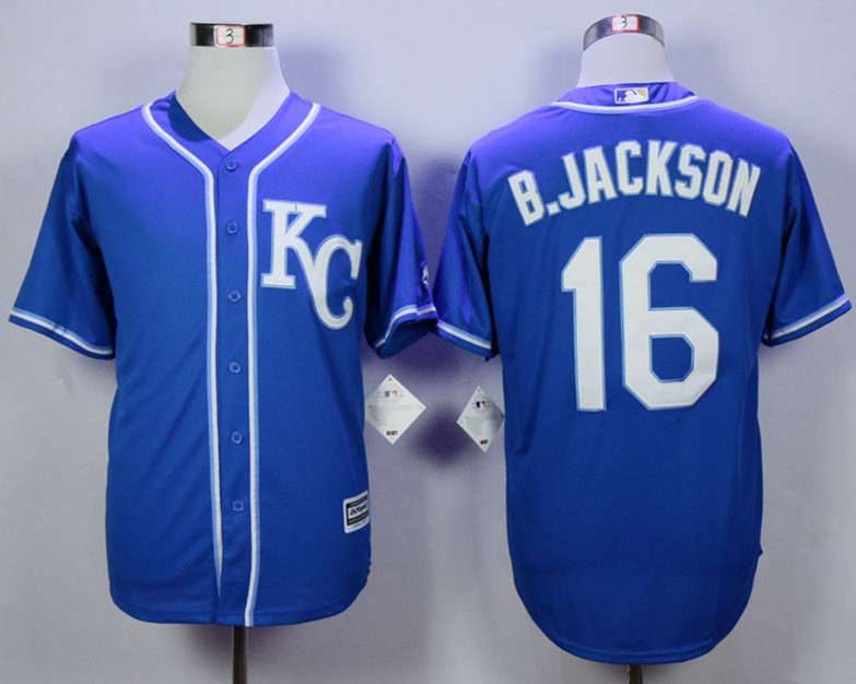 B.Jackson Kansas City Royals blue jersey
