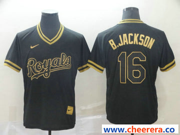 Bo Jackson Kansas City Royals black Legend jersey