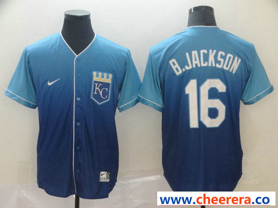 Bo Jackson Kansas City Royals blue Fashion jersey