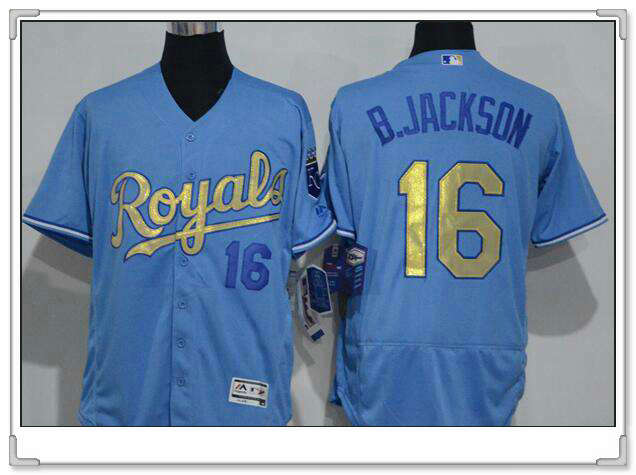 Bo Jackson Kansas City Royals blue jersey