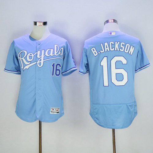 Bo Jackson Kansas City Royals blue jersey