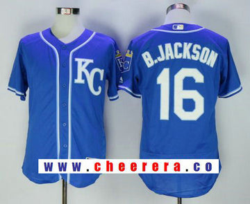 Bo Jackson Kansas City Royals royal jersey