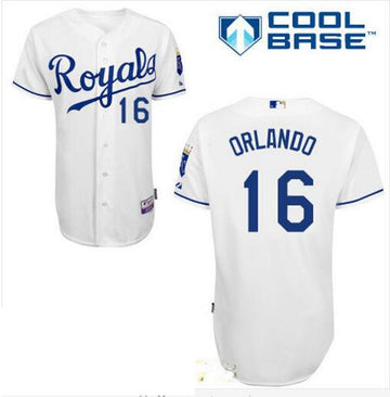 Paulo Orlando Kansas City Royals white Home jersey