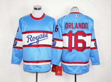 Paulo Orlando Kansas City Royals blue jersey