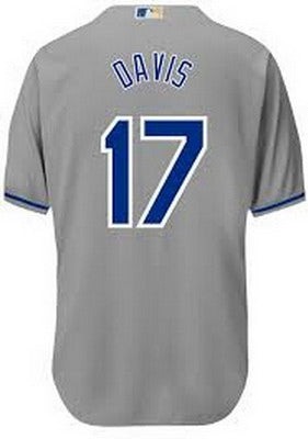 Wade Davis Kansas City Royals gray jersey