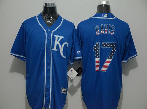 Wade Davis KC Kansas City Royals navy Fashion jersey