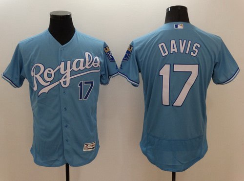 Wade Davis Kansas City Royals blue jersey