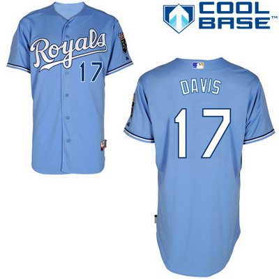 Wade Davis Kansas City Royals blue jersey