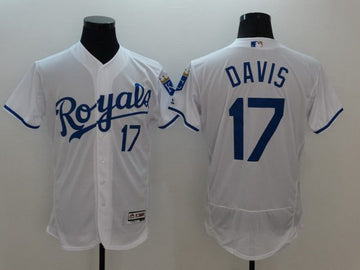 Wade Davis Kansas City Royals white jersey
