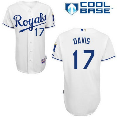 Wade Davis Kansas City Royals white jersey