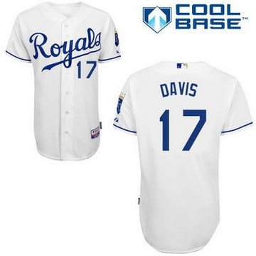 Wade Davis Kansas City Royals white jersey