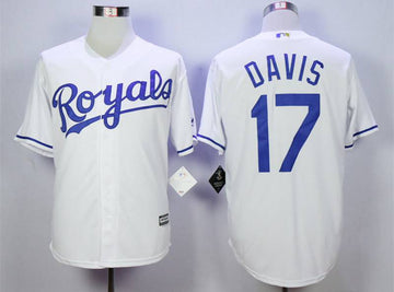 Wade Davis Kansas City Royals white jersey