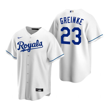Zack Greinke Kansas City Royals white jersey