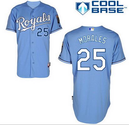 Kendrys Morales Kansas City Royals blue jersey