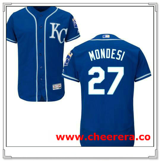 Raul A. Mondesi Kansas City Royals navy jersey