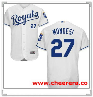 Raul A. Mondesi Kansas City Royals white Home jersey