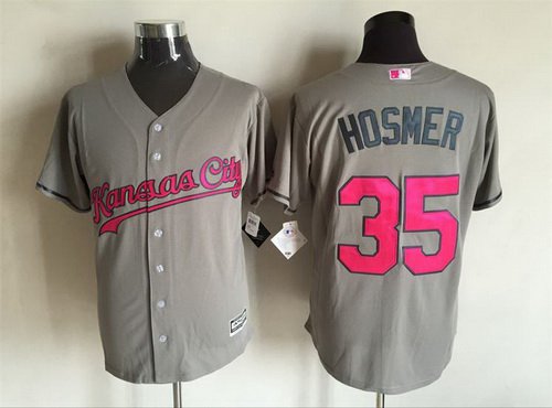 Eric Hosmer Kansas City Royals gray jersey