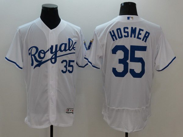 Eric Hosmer Kansas City Royals white jersey