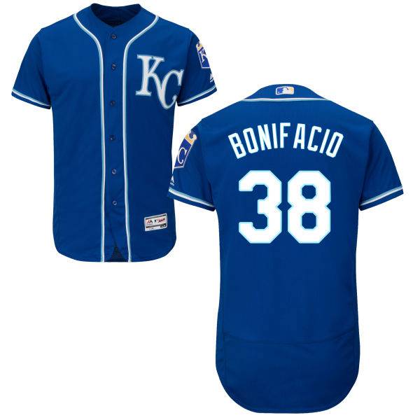 Jorge Bonifacio Majestic Kansas City Royals royal Authentic jersey