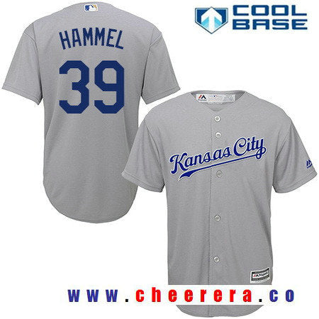 Jason Hammel Kansas City Royals gray Road jersey
