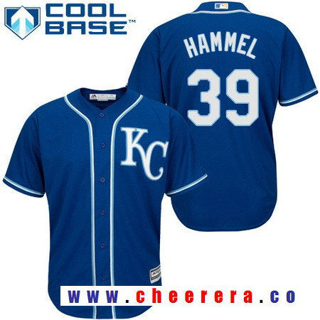 Jason Hammel Kansas City Royals navy Alternate jersey