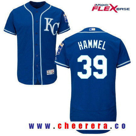 Jason Hammel Kansas City Royals navy Alternate jersey