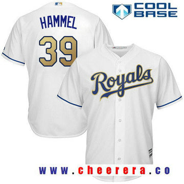 Jason Hammel Kansas City Royals white Home jersey