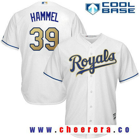 Jason Hammel Kansas City Royals white Home jersey