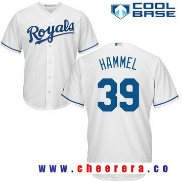 Jason Hammel Kansas City Royals white Home jersey