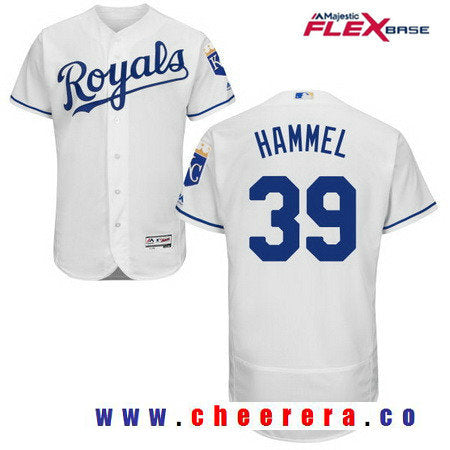 Jason Hammel Kansas City Royals white Home jersey