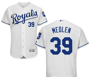 Kris Medlen Kansas City Royals white Home jersey
