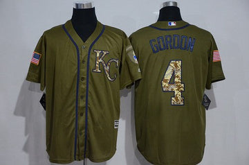 Alex Gordon Kansas City Royals green Salute To Service jersey
