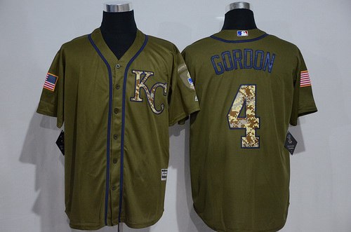 Alex Gordon Kansas City Royals green Salute To Service jersey