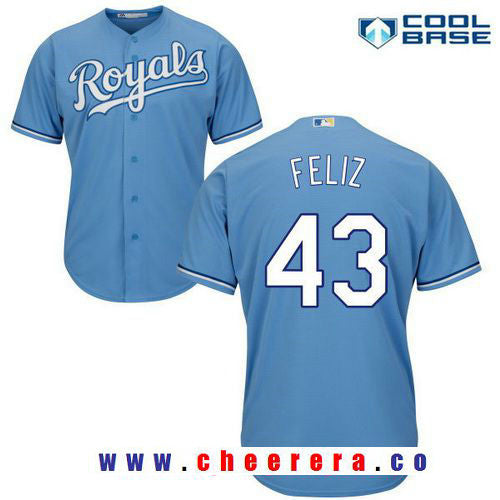 Neftali Feliz Kansas City Royals blue Alternate jersey