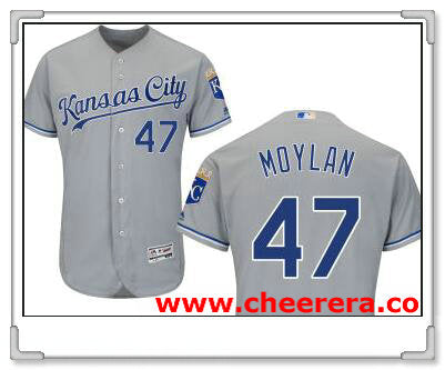Peter Moylan Kansas City Royals gray Road jersey