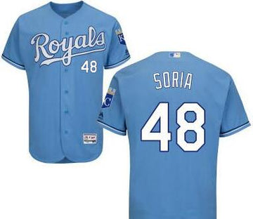 Joakim Soria Kansas City Royals blue jersey