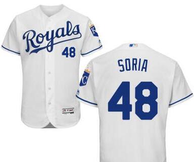 Joakim Soria Kansas City Royals white Home jersey