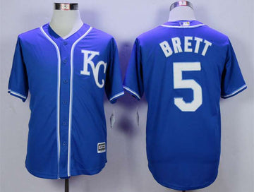 George Brett Kansas City Royals blue jersey